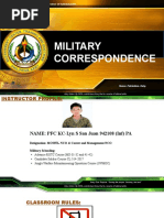 Military Correspondence Final