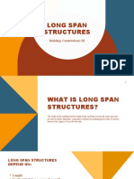Long Span Structures Overview | PDF | Truss | Framing (Construction)