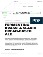Fermenting Kvass: A Slavic Bread-Based Ale - Escarpment Labs