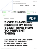 5 Off Flavours Caused by Beer Yeast (And How To Prevent Them) - Escarpment Labs