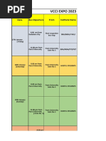 Vcci Expo 2023 Schedule For Parulites