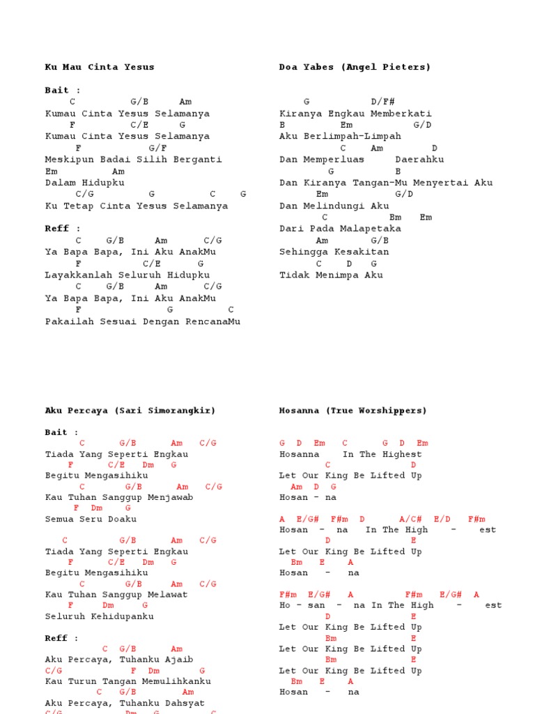 Ku Mau Cinta Yesus | PDF