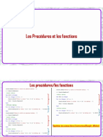 Chapitre 4 Programmation VB Les Fonctions Procedures