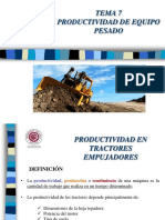Tema 7 Productividad de Equipo Pesado 2.0 PDF