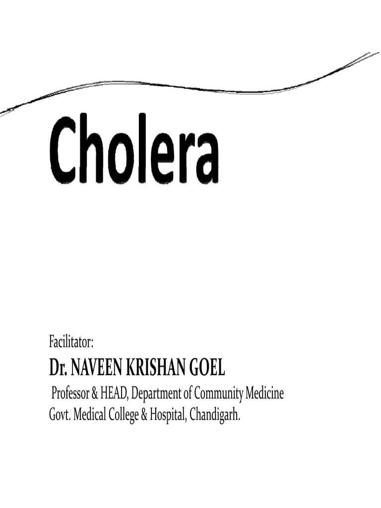 Cholera Pdf Cholera Infection