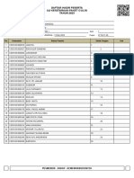 Daftar Hadir Paket C