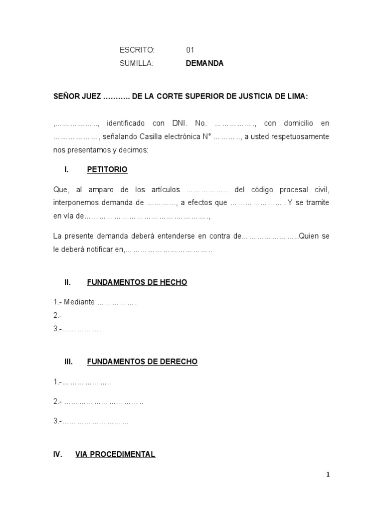 Demanda Modelo | PDF