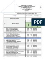 Notas Final de Examen de Grado de Matemática 2022