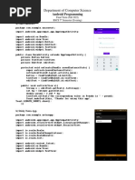 Final Term Paper Android Programming Solution
