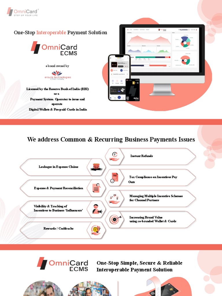 OmniCard ECMS PDF Banking Technology Payments