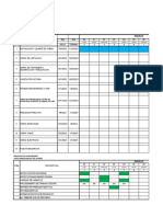 Carta Gantt Huapi