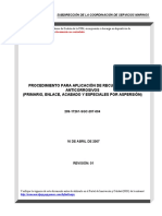 Proc. para Aplic. de Rec. Anticorr. (Prim.,enlace, Acabado - y - Especiales - Por - Aspersion)