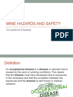 Mine Hazards and SAFETY Disease