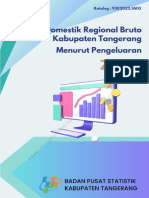 Produk Domestik Regional Bruto Kabupaten Tangerang Menurut Pengeluaran 2018-2022 PDF