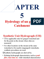Synthesizing Unit Hydrographs for Ungauged Catchments