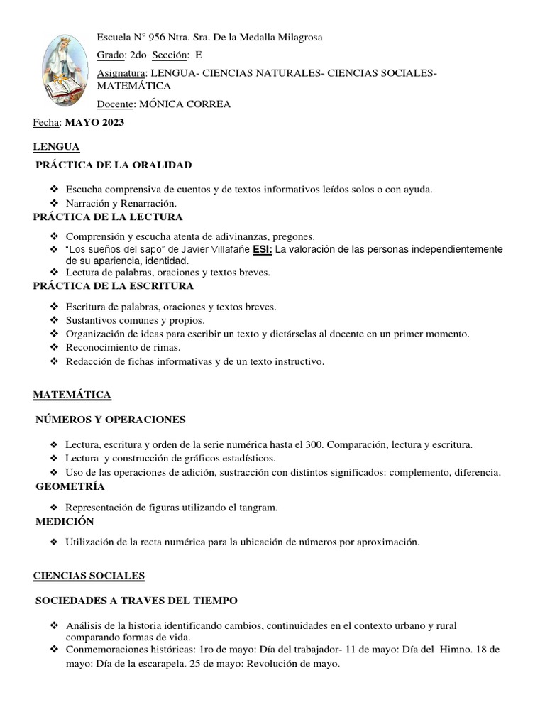 Mayo 2023 | PDF | Artes del Lenguaje y Comunicación | Estudios de ...