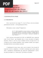 1 LEGITIMAÇÃO DA POSSE