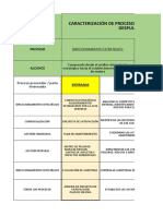 Caracterizacion de Los Procesos - Despulpadora de Frutas & Más