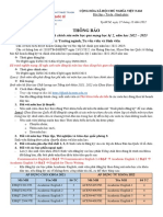 Thông báo Kế hoạch đăng ký và chỉnh sửa môn học qua mạng HK2-2022-2023 - Hệ CLA - Khoa đào tạo Quốc tế PDF