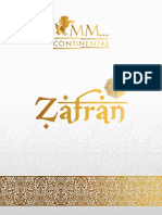 Zafraan Menu Card PDF