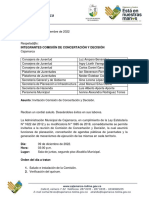 Convocatoria Comisión de Concertación 9 de Dic PDF