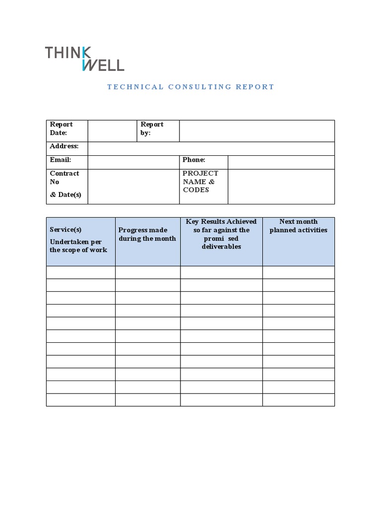 Technical Consulting Report Summary | PDF | Art