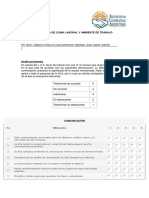 Encuesta de Clima Laboral y Ambiente de Trabajo