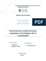 Convertisseur Multi Niveaux, Topologie Et Technique de La Commande