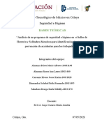 Análisis de un programa de seguridad e higiene en el taller de Herrería y Soldadura Mendoza