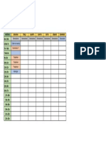 Cronograma Semanal PDF