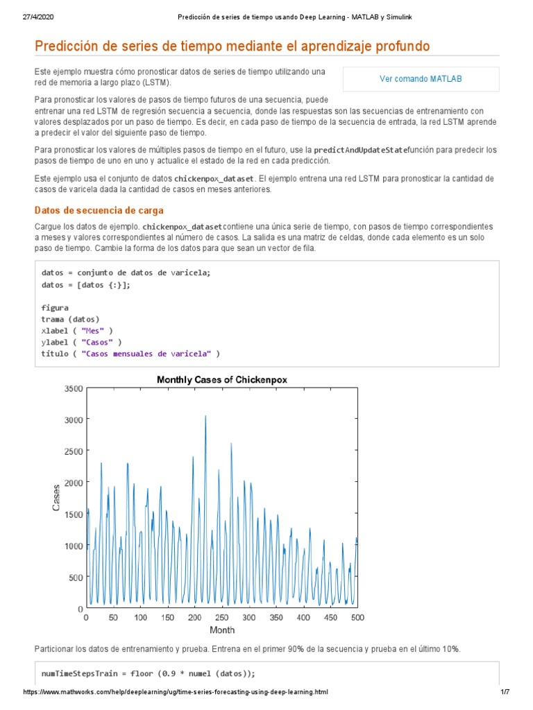 Predicción de Series de Tiempo Usando Deep Learning - MATLAB y Simulink ...