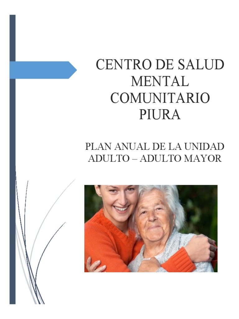 Plan Anual de Salud Mental para Adultos Mayores | PDF | Trastorno ...