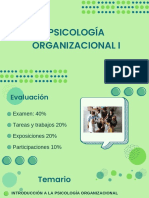 Psicología Organizacional I