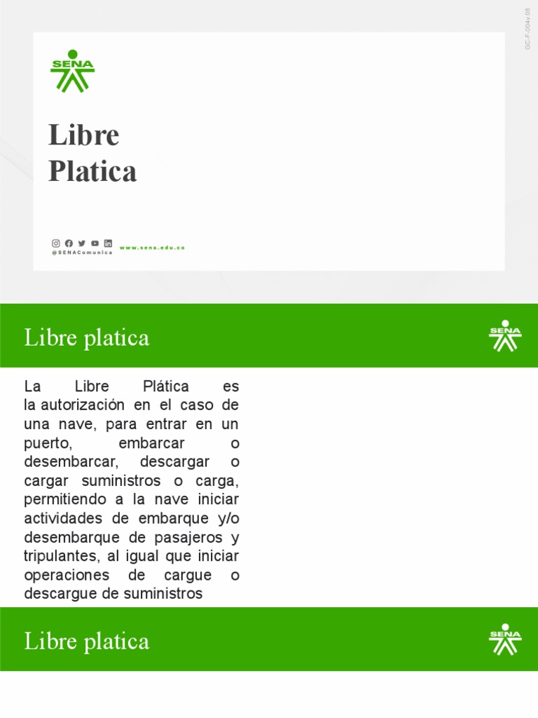 Definición de Libre Plática Marítima | PDF