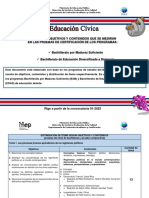 Educacion - Civica Bachillerato 2023