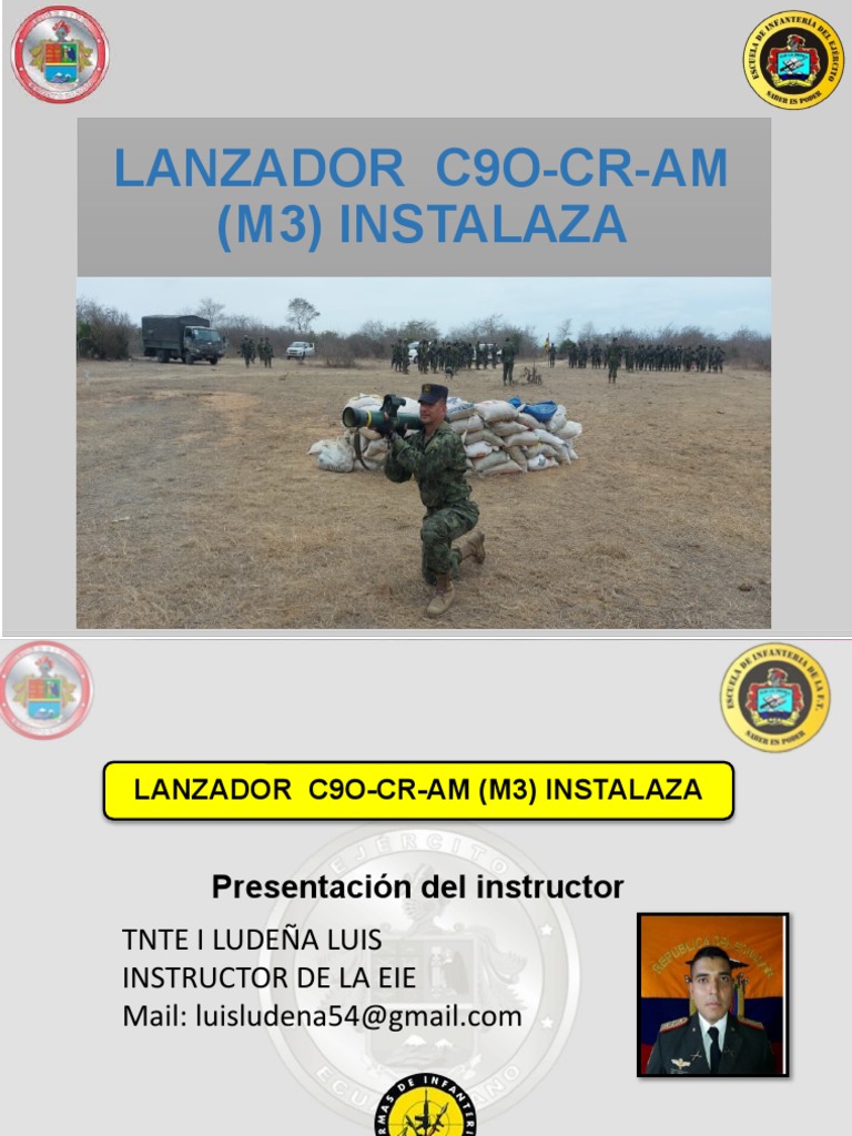 Lanzador C9O-Cr-Am (M3) Instalaza | PDF | Tanques | Flecha