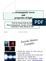 Electromagnetic Waves and Properties of Light