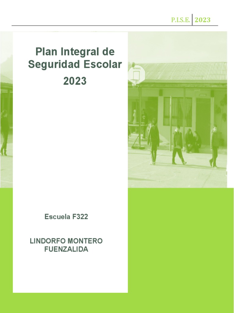 Plan de Seguridad Escolar 2023 | PDF | Primeros auxilios | Contaminación