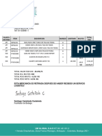 Rionegro: Miércoles, 3 de Mayo de 2023 Señores Union Medical S.As NIT 811039981-1