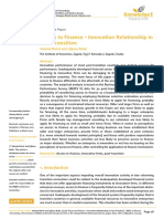 Access To Finance Innovation Relationship PDF