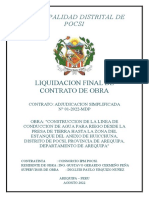 Carátula, Separadores Liquidación - HUICHUNA
