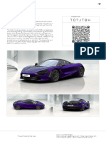 McLaren 720S Order TQ7JTBH Summary 2023-01-04