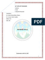 Informe Final El Problema Que Afecta A La Ciudadania Joven