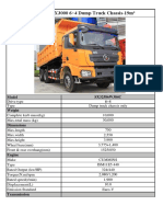 SHACMAN X3000 6X4 Dump Truck Chassis 