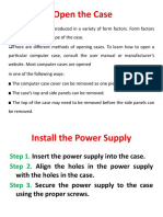 Step by Step in Assembling A Computer