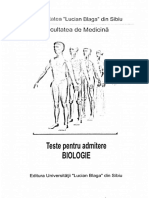 Biologie Sibiu 2014 PDF