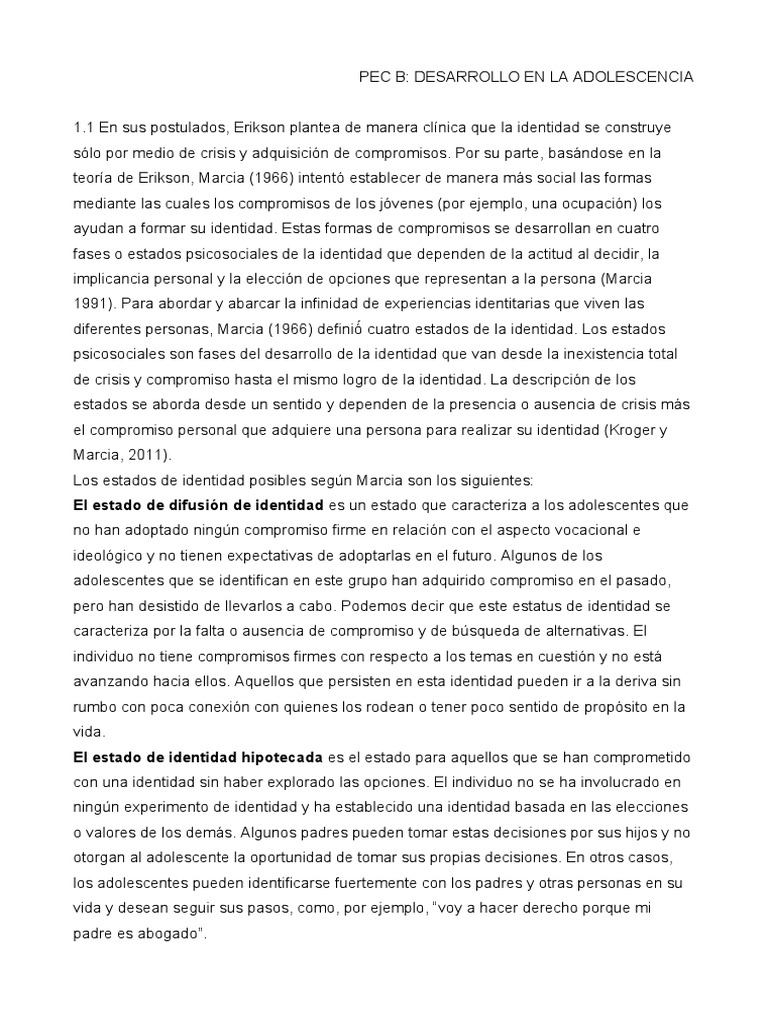 Pec b desarrollo en la adolescencia pdf