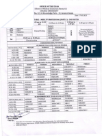 Block Time Table - Mbbs 3rd Professional (Part - II) - 2019 Batch