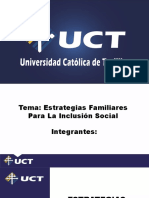 Estrategias Familiares para La Inclusión Social