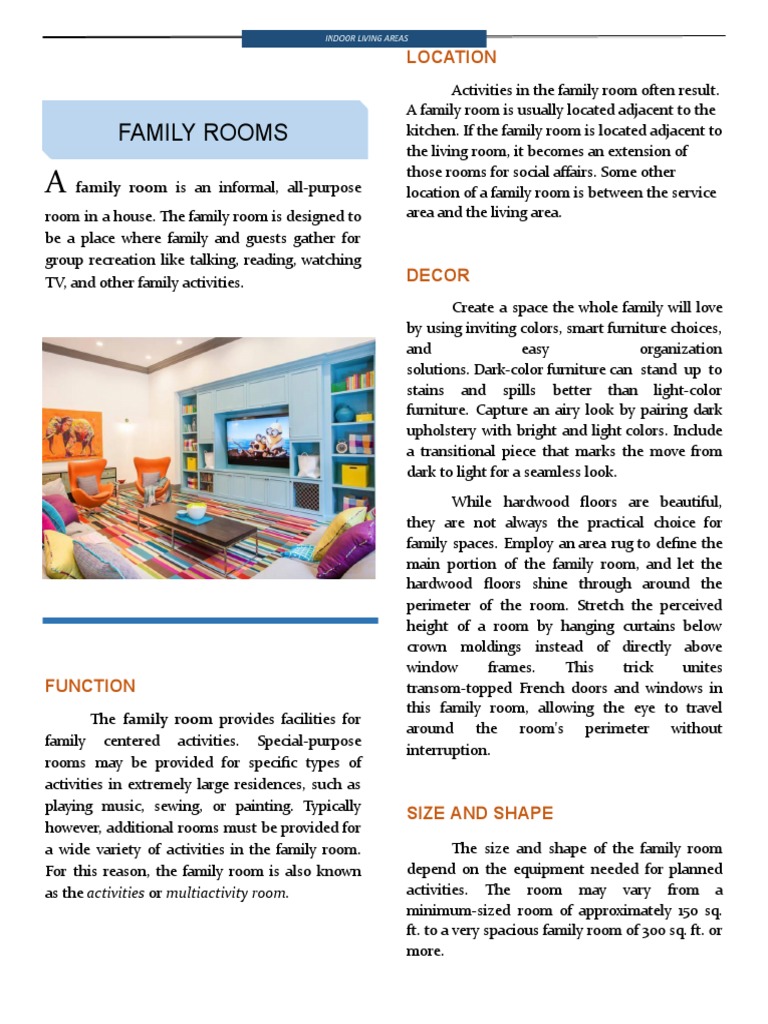 03.family Room PDF | PDF | Room | Furniture